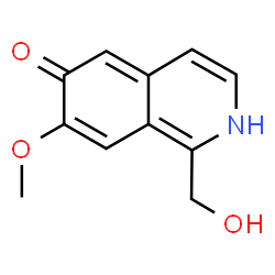 ChemSpider 2D Image | 1-(Hydroxymethyl)-7-methoxy-6(2H)-isoquinolinone | C11H11NO3