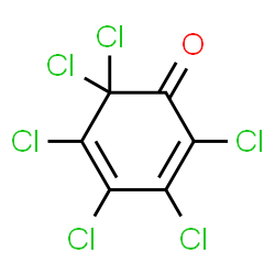 ChemSpider 2D Image | hexachlorocyclohexadienone | C6Cl6O