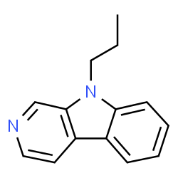 ChemSpider 2D Image | 9-Propyl-9H-beta-carboline | C14H14N2