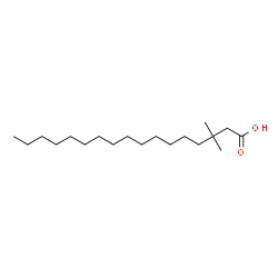 ChemSpider 2D Image | 3,3-Dimethylheptadecanoic acid | C19H38O2