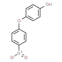 ChemSpider 2D Image | 4-(4-Nitrophenoxy)phenol | C12H9NO4