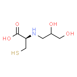 ChemSpider 2D Image | N-(2,3-Dihydroxypropyl)-L-cysteine | C6H13NO4S