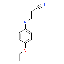 ChemSpider 2D Image | 3-(4-Ethoxy-phenylamino)-propionitrile | C11H14N2O