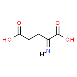 ChemSpider 2D Image | (2E)-2-Iminopentanedioic acid | C5H7NO4