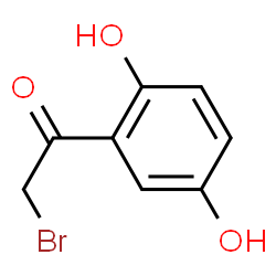 ChemSpider 2D Image | 2-bromo-2-5-dihydroxyacetophenone | C8H7BrO3