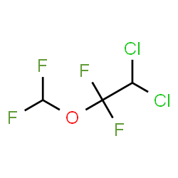 ChemSpider 2D Image | 2,2-Dichloro-1-(difluoromethoxy)-1,1-difluoroethane | C3H2Cl2F4O