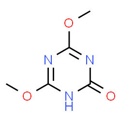 ChemSpider 2D Image | 4,6-Dimethoxy-1,3,5-triazin-2(1H)-one | C5H7N3O3