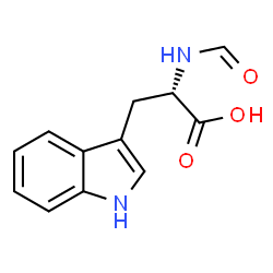 ChemSpider 2D Image | N-Formyl-L-tryptophan | C12H12N2O3