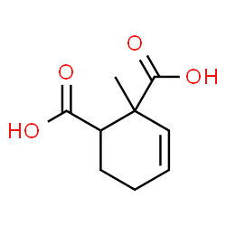 ChemSpider 2D Image | 2-Methyl-3-cyclohexene-1,2-dicarboxylic acid | C9H12O4