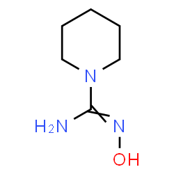 ChemSpider 2D Image | N-Hydroxypiperidine-1-carboximidamide | C6H13N3O