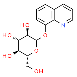 ChemSpider 2D Image | 8-Quinolinyl D-glucopyranoside | C15H17NO6