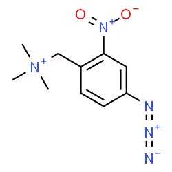 ChemSpider 2D Image | (4-Azido-2-nitrophenyl)-N,N,N-trimethylmethanaminium | C10H14N5O2