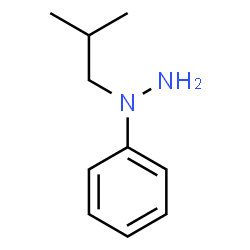 ChemSpider 2D Image | 1-Isobutyl-1-phenylhydrazine | C10H16N2
