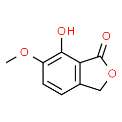 ChemSpider 2D Image | Phthalide, 7-hydroxy-6-methoxy- | C9H8O4
