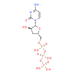 ChemSpider 2D Image | 3'-DEOXY-CYTIDINE-5'-TRIPHOSPHATE | C9H16N3O13P3