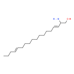 ChemSpider 2D Image | (E,Z)-2-Amino-3,14-octadecadien-1-ol | C18H35NO