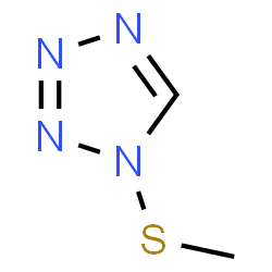 ChemSpider 2D Image | 1-(Methylsulfanyl)-1H-tetrazole | C2H4N4S