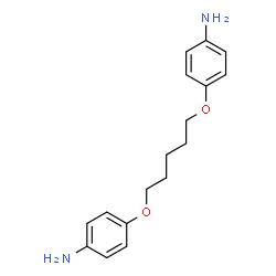 ChemSpider 2D Image | 1,5-Di(p-aminophenoxy)pentane | C17H22N2O2