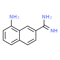 ChemSpider 2D Image | 8-Amino-2-naphthalenecarboximidamide | C11H11N3