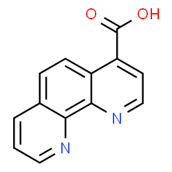 ChemSpider 2D Image | 1,10-Phenanthroline-4-carboxylic acid | C13H8N2O2
