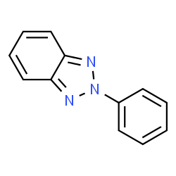 ChemSpider 2D Image | 2-Phenyl-2H-benzotriazole | C12H9N3