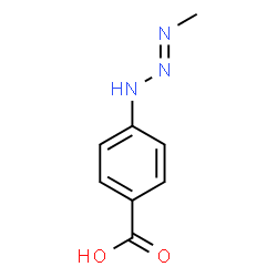 ChemSpider 2D Image | 4-(3-methyltriaz-1-en-1-yl)benzoic acid | C8H9N3O2