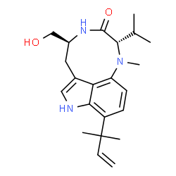 ChemSpider 2D Image | (–)-Pendolmycin | C22H31N3O2