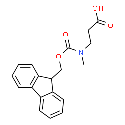 ChemSpider 2D Image | Fmoc-N-methyl-beta-alanine | C19H19NO4