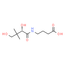 ChemSpider 2D Image | 4-{[(2S)-2,4-Dihydroxy-3,3-dimethylbutanoyl]amino}butanoic acid | C10H19NO5