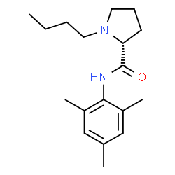 ChemSpider 2D Image | 1-Butyl-N-mesityl-D-prolinamide | C18H28N2O
