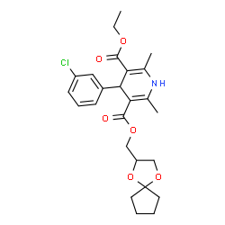 ChemSpider 2D Image | VULM-993 | C25H30ClNO6