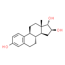 ChemSpider 2D Image | 16,17-epiestriol | C18H24O3