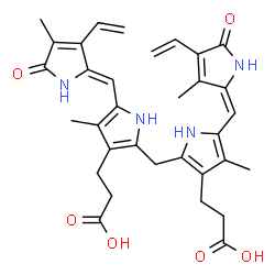 ChemSpider 2D Image | 4E,15Z-Bilirubin IXa | C33H36N4O6