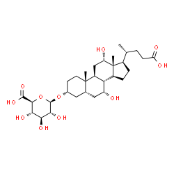 ChemSpider 2D Image | Cholic acid glucuronide | C30H48O11