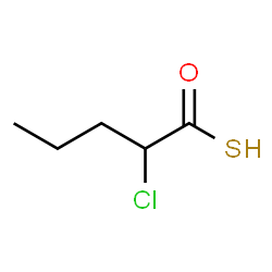 ChemSpider 2D Image | 2-Chloropentanethioic S-acid | C5H9ClOS