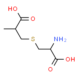 ChemSpider 2D Image | S-(2-Carboxypropyl)cysteine | C7H13NO4S