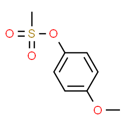 ChemSpider 2D Image | 4-Methoxyphenyl methanesulfonate | C8H10O4S