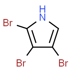ChemSpider 2D Image | 2,3,4-Tribromopyrrole | C4H2Br3N