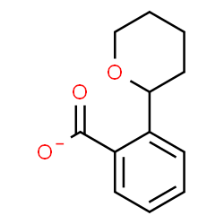 ChemSpider 2D Image | 2-(Tetrahydro-2H-pyran-2-yl)benzoate | C12H13O3