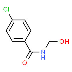ChemSpider 2D Image | 4-Chloro-N-(hydroxymethyl)benzamide | C8H8ClNO2