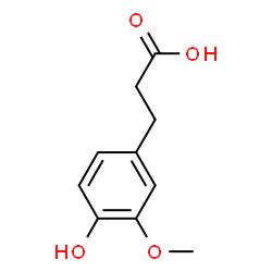 ChemSpider 2D Image | Hydroferulic acid | C10H12O4