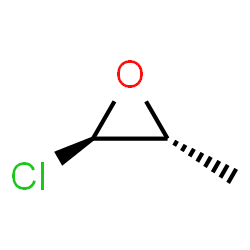 ChemSpider 2D Image | (2R,3R)-2-Chloro-3-methyloxirane | C3H5ClO