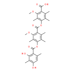 ChemSpider 2D Image | Thielavin B | C31H34O10