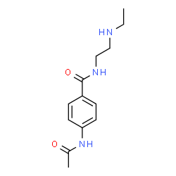 ChemSpider 2D Image | 4-Acetamido-N-[2-(ethylamino)ethyl]benzamide | C13H19N3O2