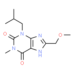 ChemSpider 2D Image | 8-Methoxymethyl-3-isobutyl-1-methylxanthine | C12H18N4O3
