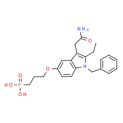 ChemSpider 2D Image | LY311727 | C22H27N2O5P