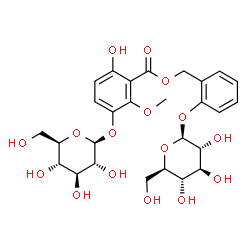 ChemSpider 2D Image | Leiocarposide | C27H34O16