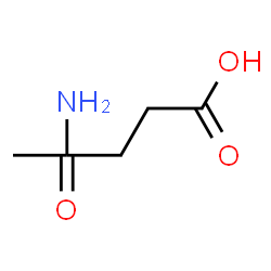 ChemSpider 2D Image | 4-amino-4-oxo-pentanoic acid | C5H10NO3