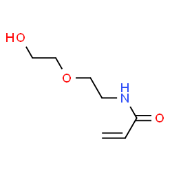 ChemSpider 2D Image | N-[2-(2-Hydroxyethoxy)ethyl]acrylamide | C7H13NO3