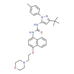 ChemSpider 2D Image | doramapimod | C31H37N5O3